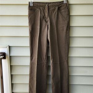 Ny khakis brown  pants size 6